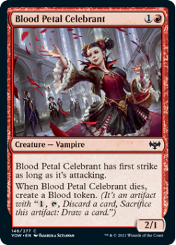 Blood Petal Celebrant (FOIL) : 146/277 INNISTRAD CRIMSON VOW - Magic the Gathering Single Card