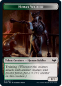 Human Soldier // Inset Token (FOIL) : INNISTRAD CRIMSON VOW - Magic the Gathering Single Card