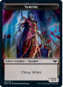 Vampire // Human Token (FOIL) : INNISTRAD CRIMSON VOW - Magic the Gathering Single Card
