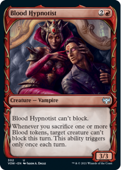 Blood Hypnotist (SHOWCASE) (FOIL) : 302 INNISTRAD CRIMSON VOW - Magic the Gathering Single Card