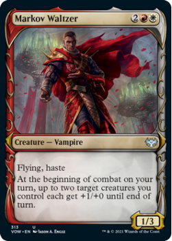 Markov Waltzer (SHOWCASE) (FOIL) : 313 INNISTRAD CRIMSON VOW - Magic the Gathering Single Card