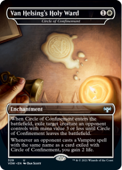 Circle of Confinement (DRACULA SERIES) (FOIL) : 329 INNISTRAD CRIMSON VOW - Magic the Gathering Single Card