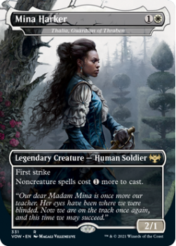 Thalia, Guardian of Thraben (DRACULA SERIES) (FOIL) : 331 INNISTRAD CRIMSON VOW - Magic the Gathering Single Card