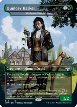 Reclusive Taxidermist (DRACULA SERIES) (FOIL) : 340 INNISTRAD CRIMSON VOW - Magic the Gathering Single Card
