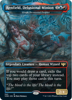 Eruth, Tormented Prophet (DRACULA SERIES) (FOIL) : 342 INNISTRAD CRIMSON VOW - Magic the Gathering Single Card