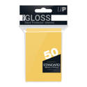 Ultra Pro Deck Protectors - Standard Size (50) Pro-Gloss Yellow