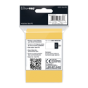 Ultra Pro Deck Protectors - Standard Size (50) Pro-Gloss Yellow - Image 2