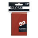 Ultra Pro Deck Protectors - Standard Size (50) Pro-Gloss Red
