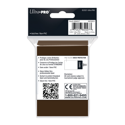Ultra Pro Deck Protectors - Standard Size (50) Pro-Gloss Brown - Image 2
