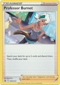 Professor Burnet SWSH167 - Pokemon Single Promotional Card
