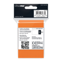 Ultra Pro Deck Protectors - Standard Size (50) Pro-Gloss Orange - Image 2