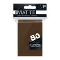 Ultra Pro Deck Protectors - Standard Size (50) - Pro Matte Brown