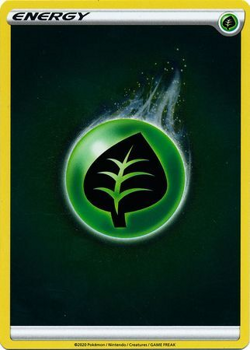 Grass Energy (REVERSE HOLO) : SWORD AND SHIELD - CHAMPION'S PATH EN01 - Pokemon Single Card