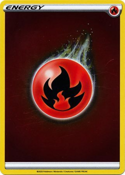 Fire Energy (REVERSE HOLO) : SWORD AND SHIELD - CHAMPION'S PATH EN02 - Pokemon Single Card