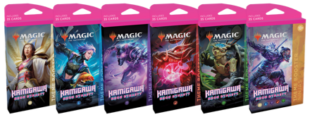 Magic the Gathering: Kamigawa Neon Dynasty - Theme Booster Pack Set of 6