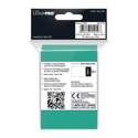 Ultra Pro Deck Protectors - Standard Size (50) Pro-Gloss Aqua - Image 2
