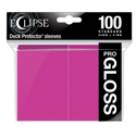 Ultra Pro Eclipse PRO Gloss Standard Card Sleeves: Hot Pink (100)