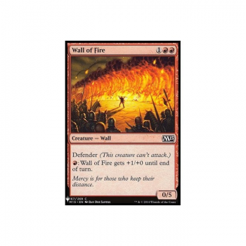 Wall of Fire : MYSTERY BOOSTER 1167 - Magic the Gathering Single Card