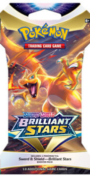 Pokemon Brilliant Stars: BLISTER Booster Pack Charizard V-Star Pokemon Brilliant Stars: BLISTER Booster Pack Charizard V-Star