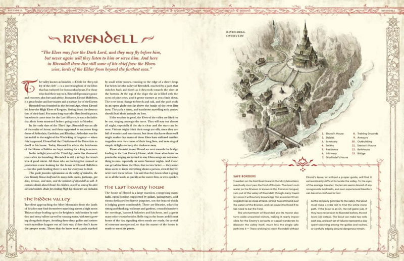 The One Ring RPG 2nd Edition Loremaster's Screen & Rivendell Compendium - Image 2
