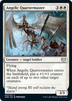 Angelic Quartermaster : 002/277 INNISTRAD CRIMSON VOW - Magic the Gathering Single Card