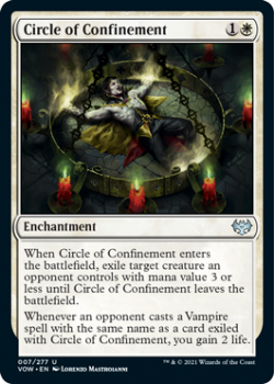 Circle of Confinement : 007/277 INNISTRAD CRIMSON VOW - Magic the Gathering Single Card