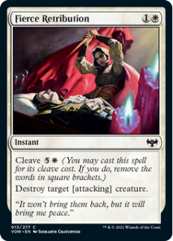 Fierce Retribution : 013/277 INNISTRAD CRIMSON VOW - Magic the Gathering Single Card