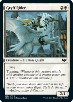 Gryff Rider : 015/277 INNISTRAD CRIMSON VOW - Magic the Gathering Single Card