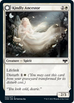 Kindly Ancestor // Ancestor's Embrace : 022/277 INNISTRAD CRIMSON VOW - Magic the Gathering Single Card