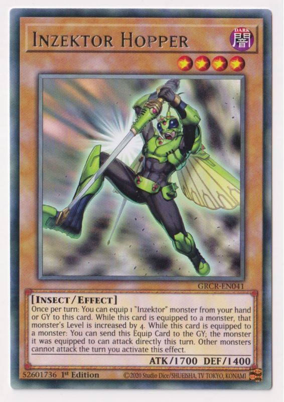 Inzektor Card Inzektor Hopper (Rare) : GRCR-EN041 - Yu-Gi-Oh! Single Card