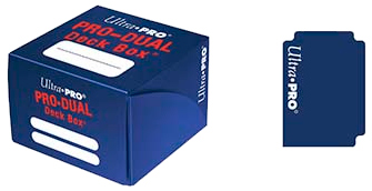 Ultra Pro Dual Deck Box (180 size) - Blue
