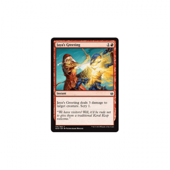 Jaya's Greeting : WAR OF THE SPARK 136/264 - Magic the Gathering Single Card
