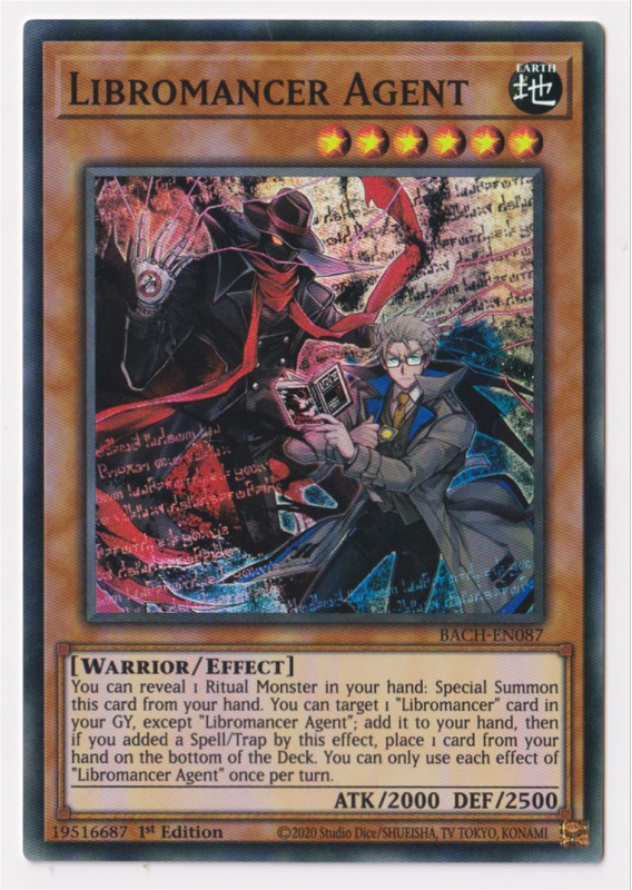Libromancer Agent (Super Rare) : BACH-EN087 - Yu-Gi-Oh! Single Card Libromancer Agent (Super Rare) : BACH-EN087 - Yu-Gi-Oh! Single Card