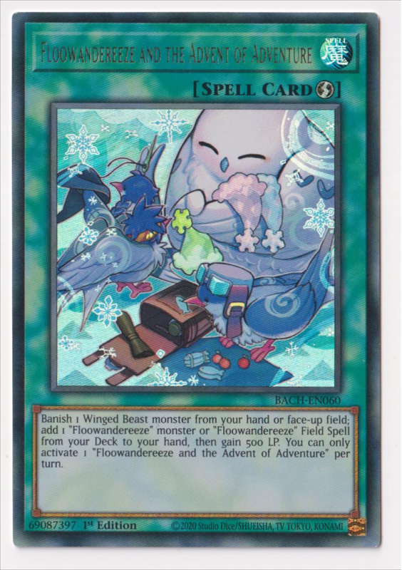 Floowandereeze and the Advent of Adventure (Ultra Rare) : BACH-EN060 -  Yu-Gi-Oh! Single Card