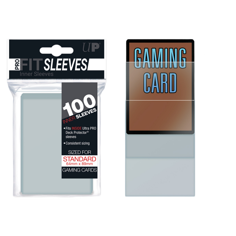 Ultra Pro PRO FIT Card Sleeves (100 count) - Standard size | Chaos Cards Ultra Pro PRO FIT Card Sleeves (100 count) - Standard size | Chaos Cards