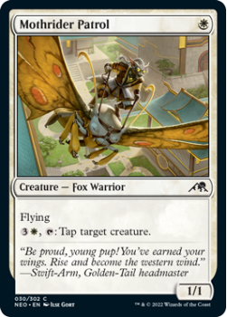 Mothrider Patrol : 030/302 KAMIGAWA NEON DYNASTY - Magic the Gathering Single Card
