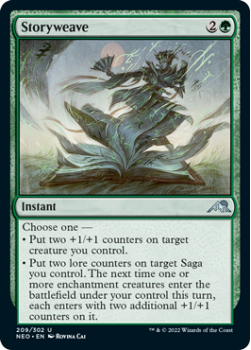 Storyweave : 209/302 KAMIGAWA NEON DYNASTY - Magic the Gathering Single Card