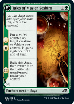 Tales of Master Seshiro // Seshiro's Living Legacy : 210/302 KAMIGAWA NEON DYNASTY - Magic the Gathering Single Card