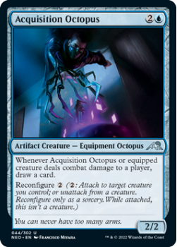 Acquisition Octopus : 044/302 KAMIGAWA NEON DYNASTY - Magic the Gathering Single Card