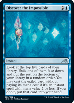 Discover the Impossible : 050/302 KAMIGAWA NEON DYNASTY - Magic the Gathering Single Card