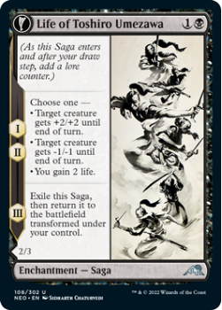 Life of Toshiro Umezawa // Memory of Toshiro : 108/302 KAMIGAWA NEON DYNASTY - Magic the Gathering Single Card