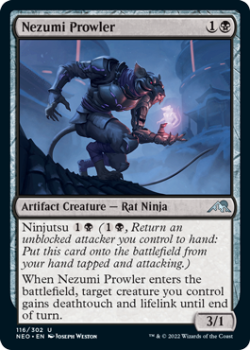 Nezumi Prowler : 116/302 KAMIGAWA NEON DYNASTY - Magic the Gathering Single Card