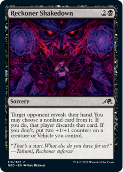 Reckoner Shakedown : 119/302 KAMIGAWA NEON DYNASTY - Magic the Gathering Single Card