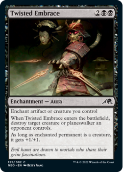 Twisted Embrace : 125/302 KAMIGAWA NEON DYNASTY - Magic the Gathering Single Card