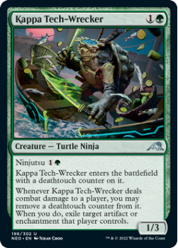 Kappa Tech-Wrecker : 198/302 KAMIGAWA NEON DYNASTY - Magic the Gathering Single Card