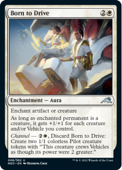 Born to Drive : 006/302 KAMIGAWA NEON DYNASTY - Magic the Gathering Single Card