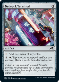 Network Terminal : 251/302 KAMIGAWA NEON DYNASTY - Magic the Gathering Single Card