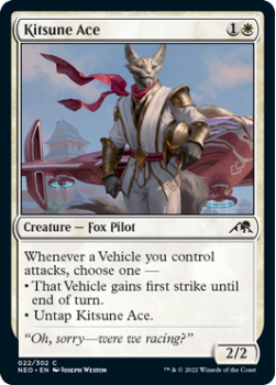 Kitsune Ace : 022/302 KAMIGAWA NEON DYNASTY - Magic the Gathering Single Card