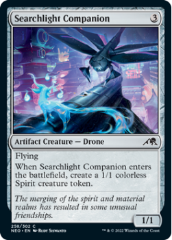 Searchlight Companion : 258/302 KAMIGAWA NEON DYNASTY - Magic the Gathering Single Card