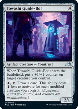Towashi Guide-Bot : 262/302 KAMIGAWA NEON DYNASTY - Magic the Gathering Single Card